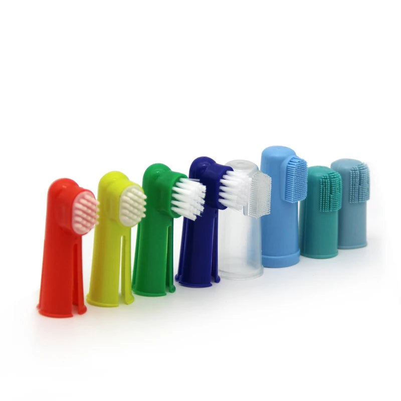 Soft Pet Finger Toothbrush (1/3pcs)