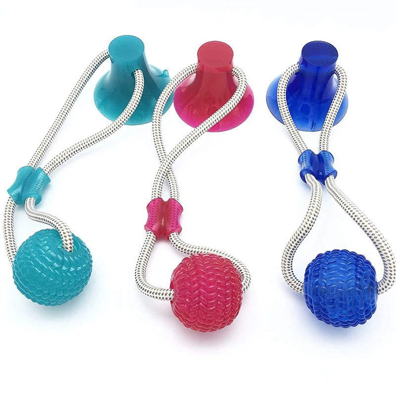 Interactive Suction Cup Dog Toys