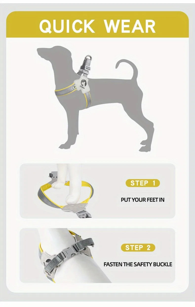 Breathable Reflective Dog Harness