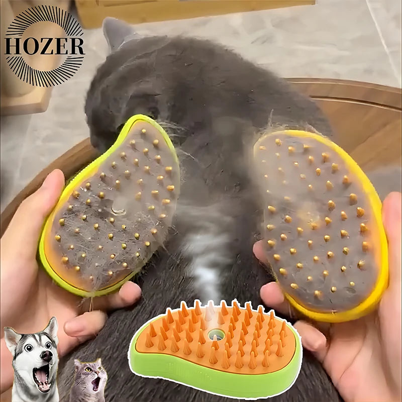 3-in-1 Electric Pet Grooming Brush