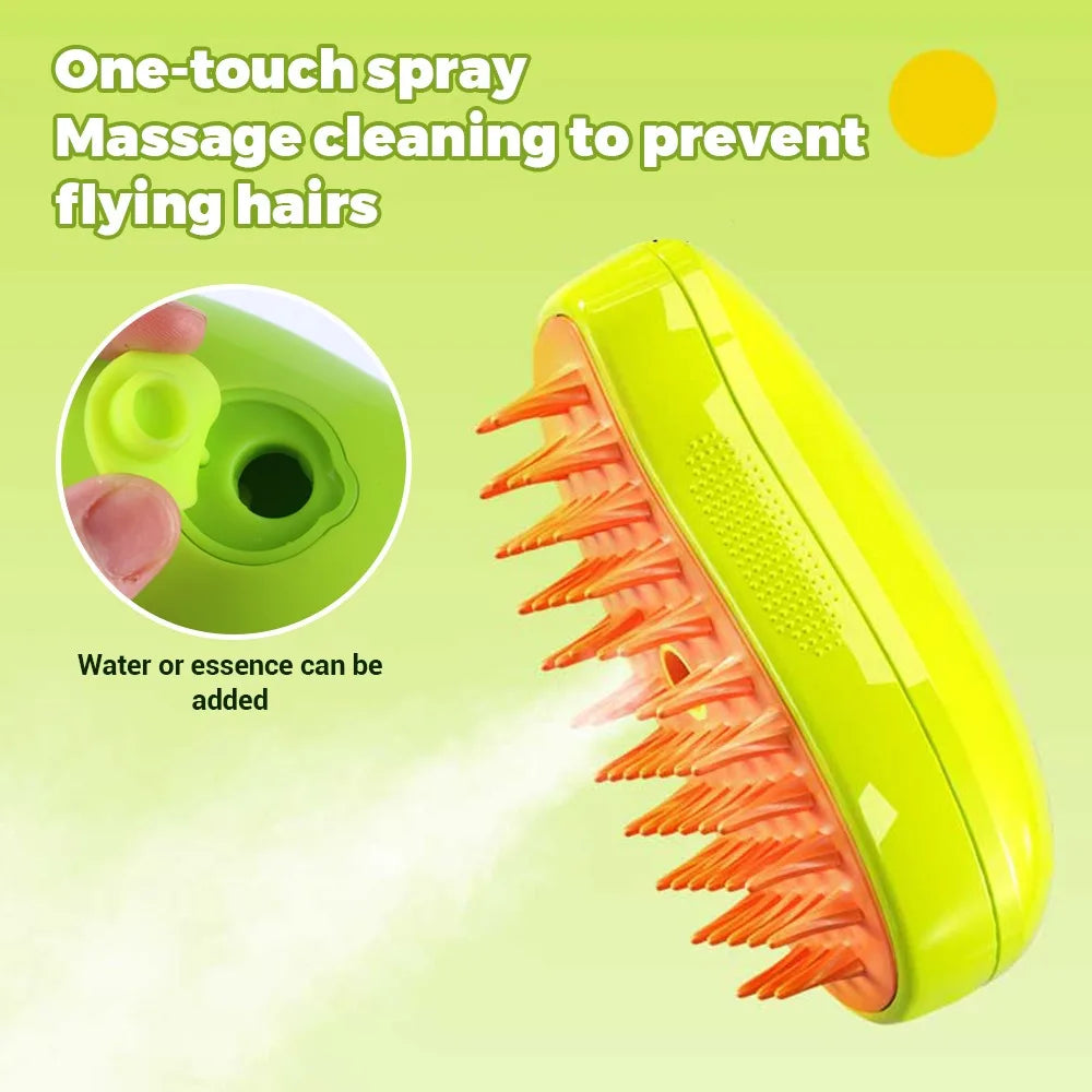 3-in-1 Electric Pet Grooming Brush